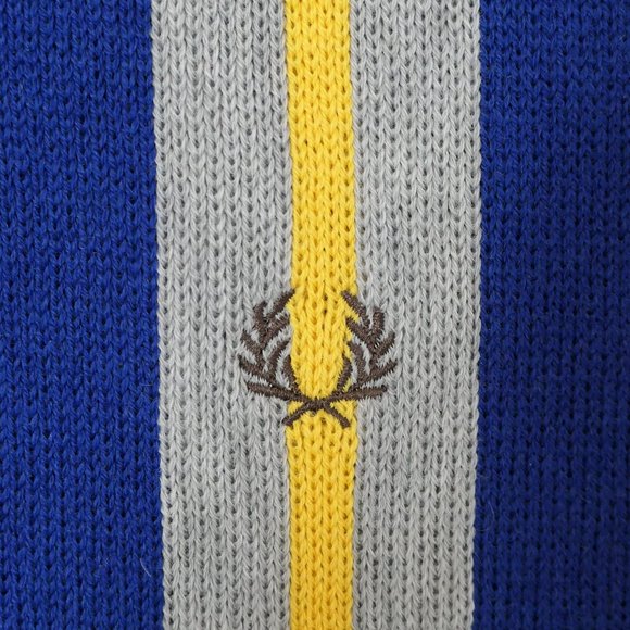 Fred Perry Bold Stripe Raschel Scarf - Picture 2 of 4